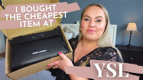 saint laurent cheapest item